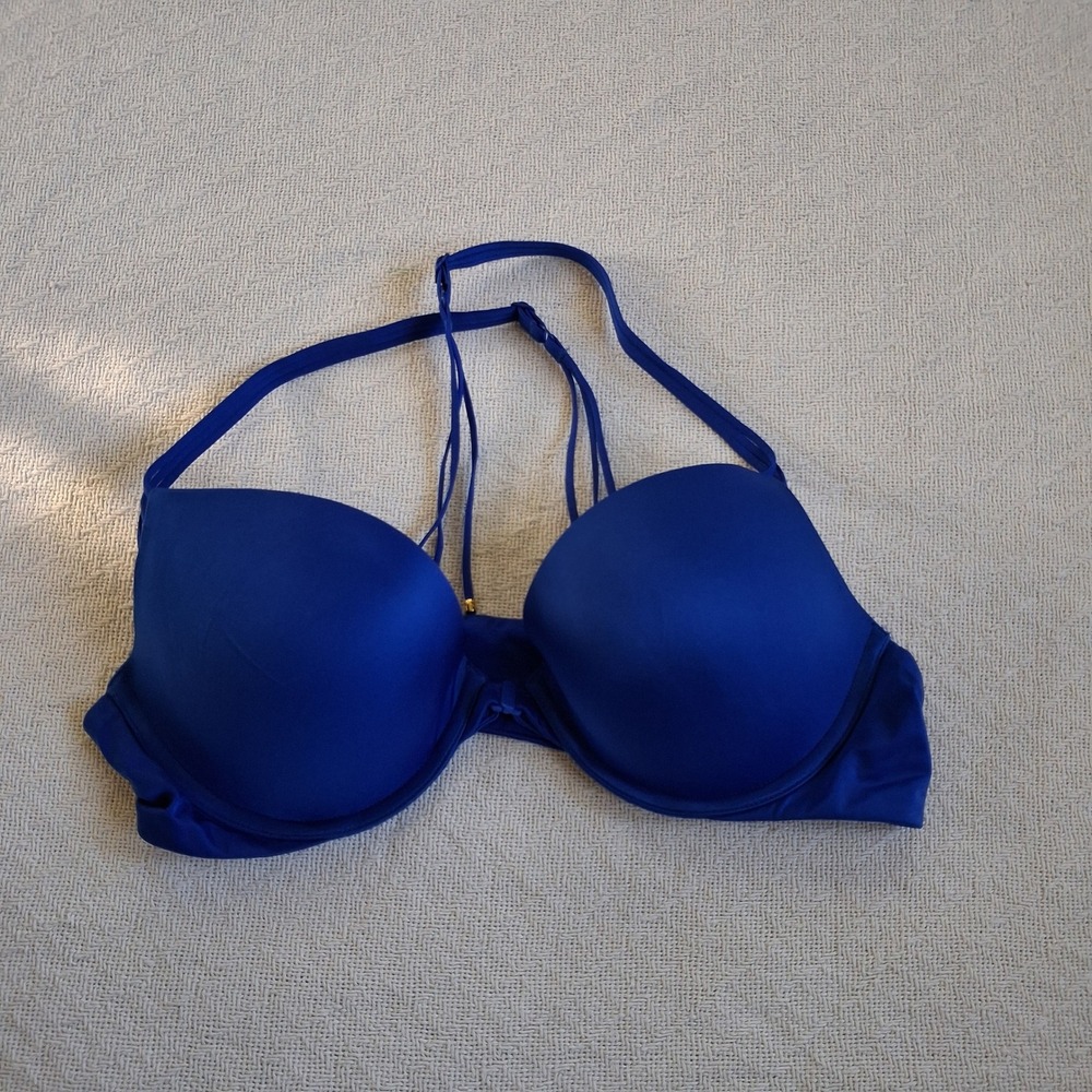 victorias secret very sexy push up bra 38b blue vs